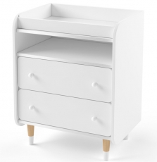 Комод с пеленальным столиком IndigoWood Bubble II white
